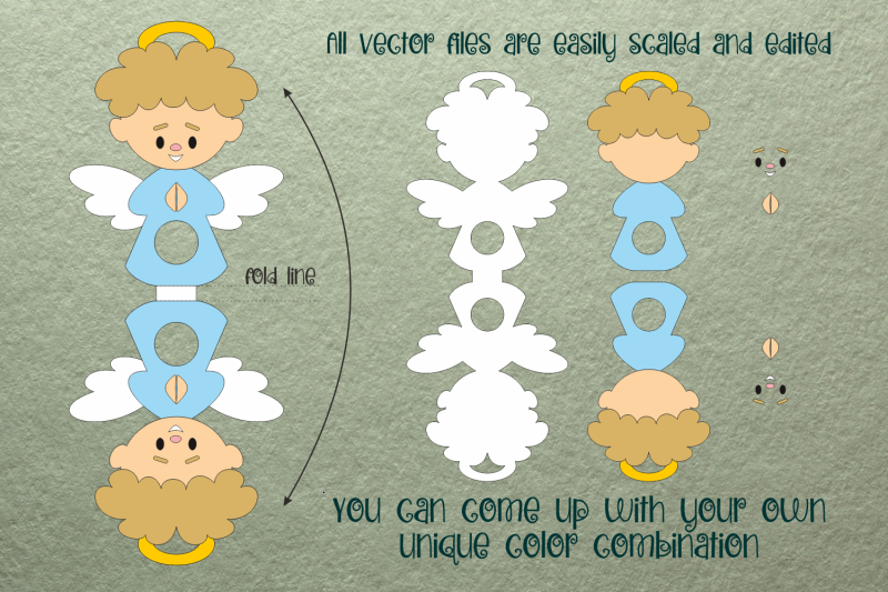 angel-boy-christmas-ornament-candy-holder-template-svg