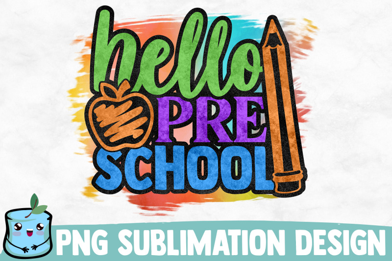 hello-preschool-sublimation-design