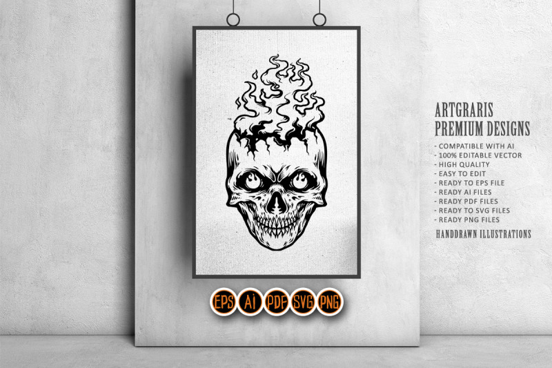 burn-skull-head-flame-silhouette-svg