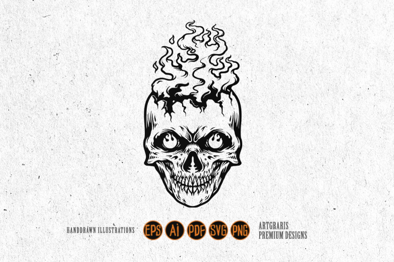 burn-skull-head-flame-silhouette-svg