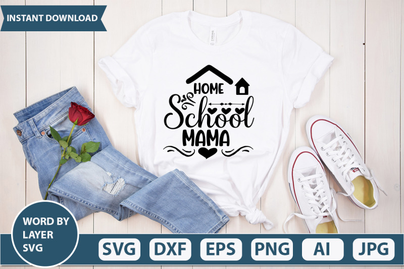 home-school-mama-svg-cut-file