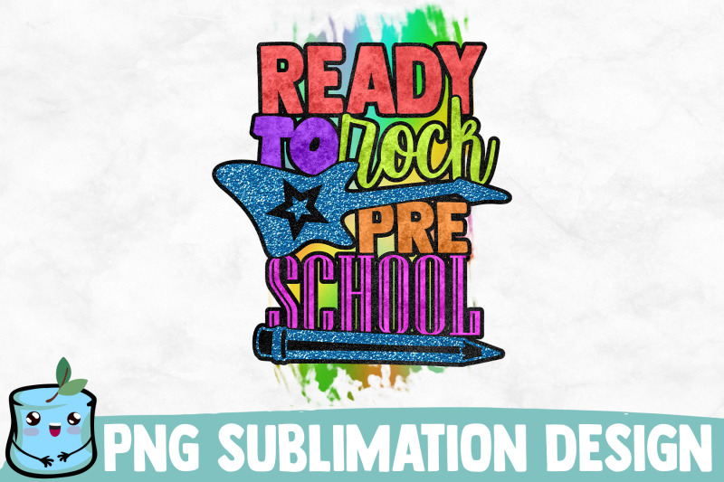 ready-to-rock-preschool-sublimation-design