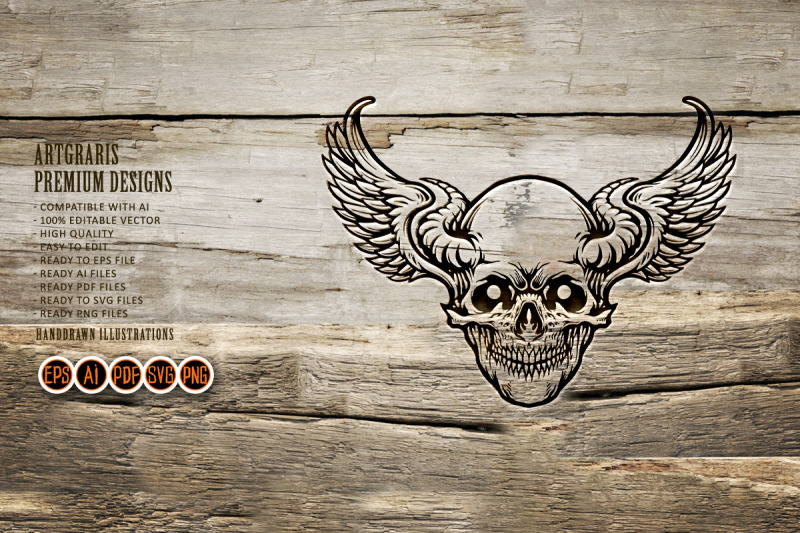 wing-skull-sport-logo-silhouette-svg