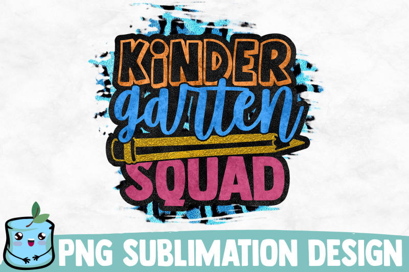 kindergarten-squad-sublimation-design