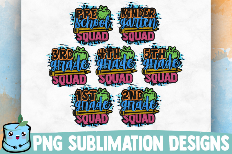 school-squad-sublimation-bundle