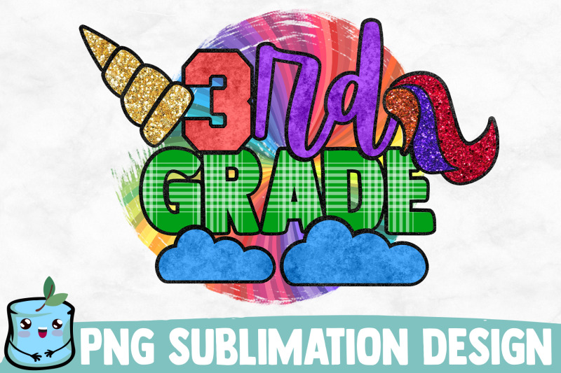 3rd-grade-unicorn-sublimation-design