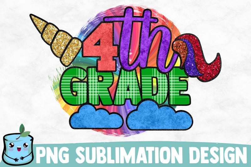 4th-grade-unicorn-sublimation-design