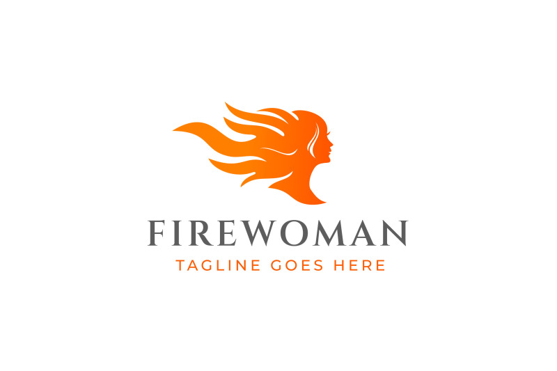 fire-woman-logo-design