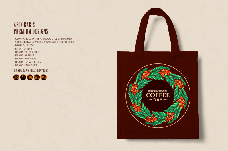 mandala-international-coffee-day-decorations