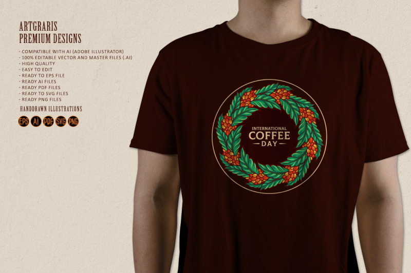 mandala-international-coffee-day-decorations