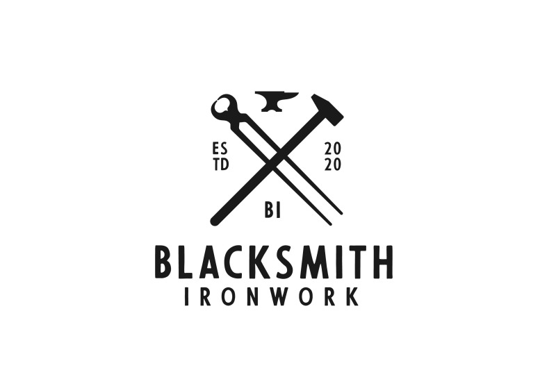 blacksmith-forge-foundry-with-crossed-hammer-and-pliers-logo-desig