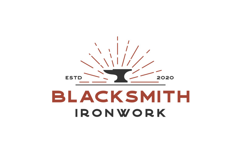 vintage-retro-hipster-blacksmith-iron-anvil-foundry-logo-design