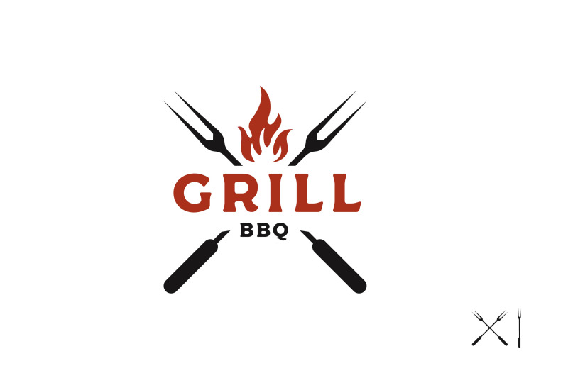 vintage-grill-with-crossed-fork-and-flame-for-barbeque-logo-design