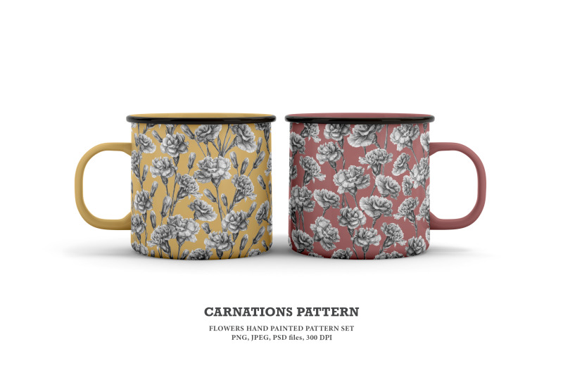 carnations-patterns-hand-painted-pattern-set-of-flowers-2-hand-paint