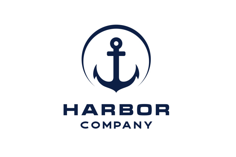 retro-anchor-with-circle-logo-design