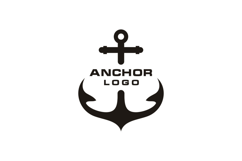 vintage-retro-anchor-silhouette-logo-design