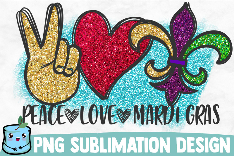 peace-love-mardi-gras-sublimation-design