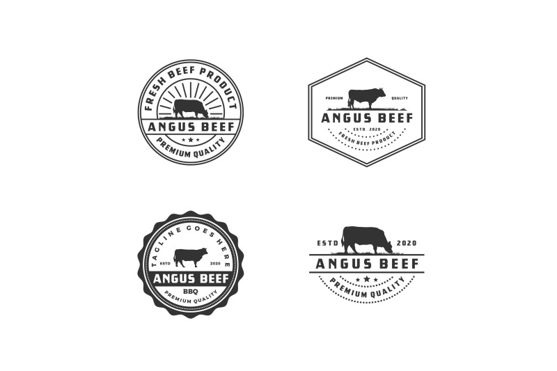 vintage-cattle-angus-beef-meat-label-logo-design