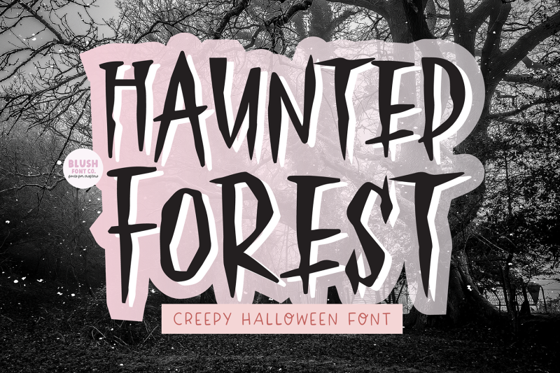 haunted-forest-creepy-halloween-font