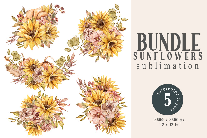 sunflower-bouquet-sublimation-bundle-t-shirt-designs