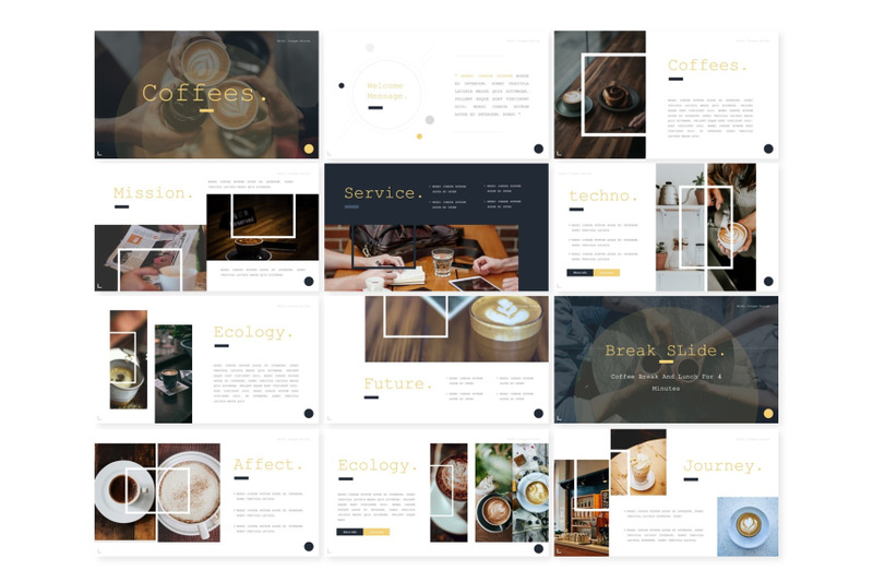 coffees-google-slide-template