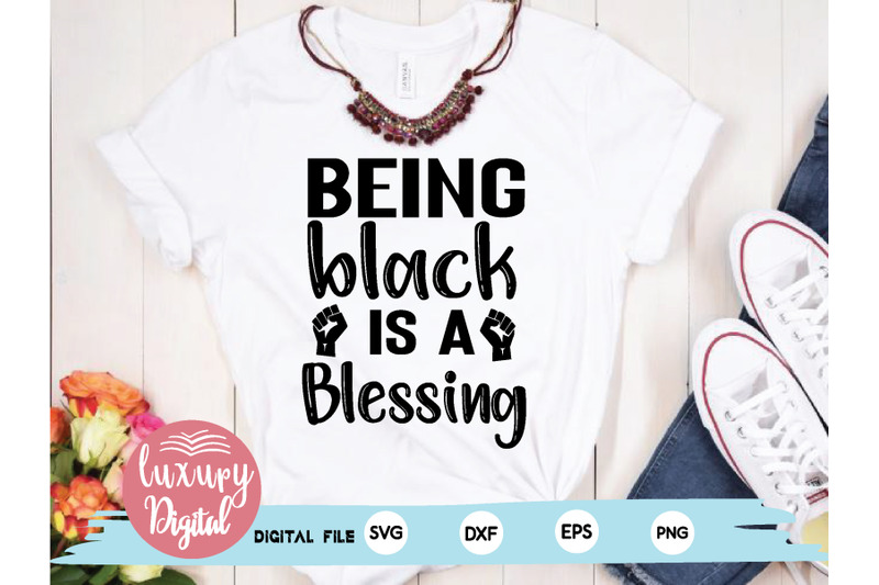 being-black-is-a-blessing-svg