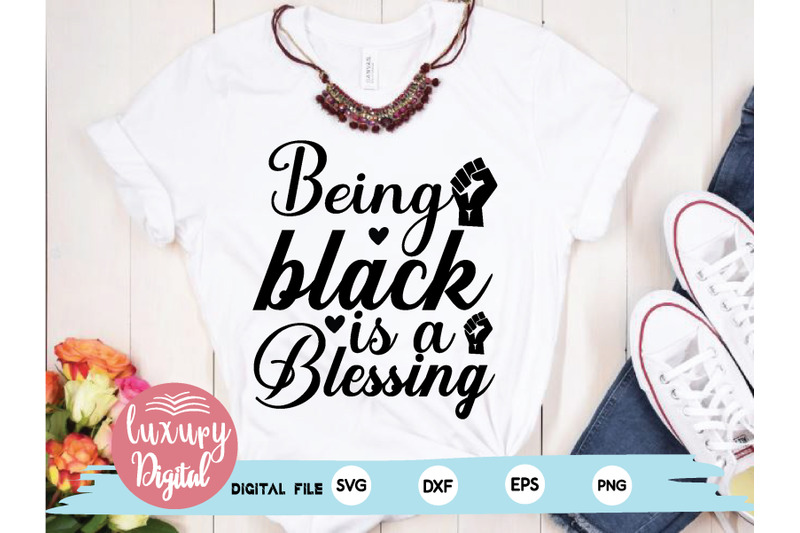 being-black-is-a-blessing-svg