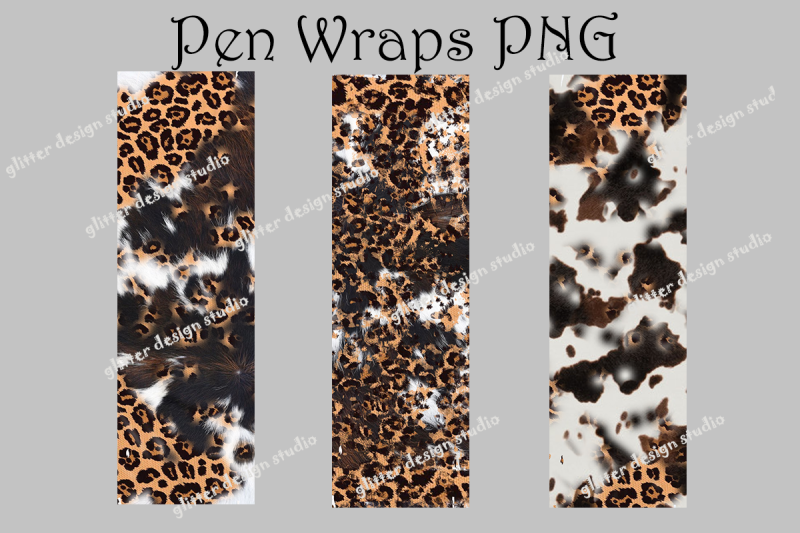 pen-wraps-leopard-cowhide-pen-wrap-design-leopard-pen-wraps-cow-wrap