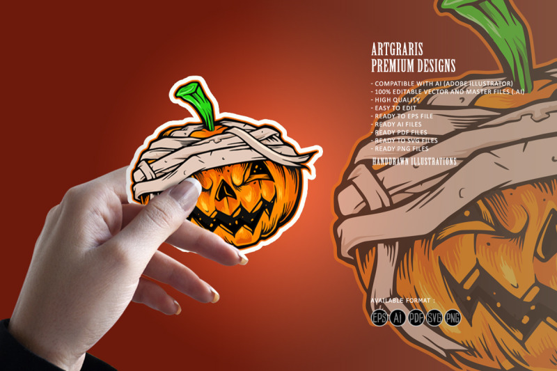 pumpkins-halloween-mascot-horror