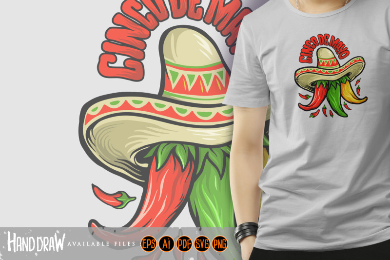 logo-restaurant-cinco-de-mayo-mexican-chili-mascot