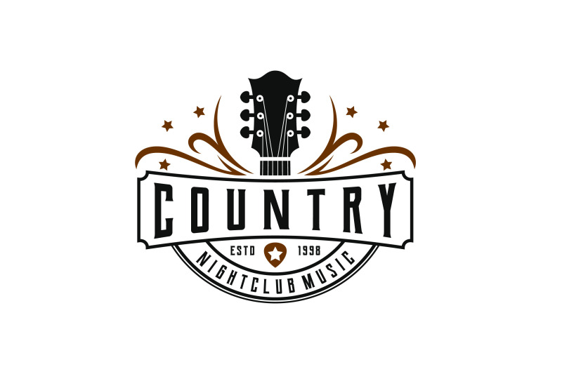 vintage-classic-country-music-logo-design