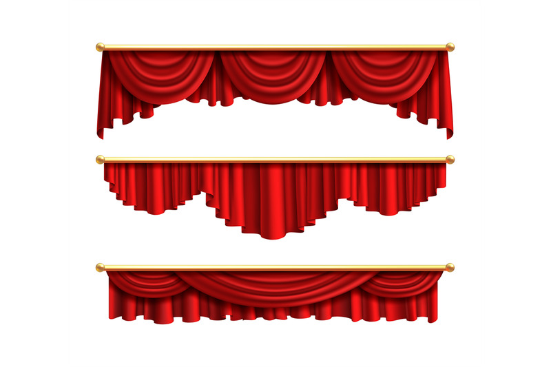 red-curtains-realistic-luxury-curtain-cornice-set-interior-drapery-t