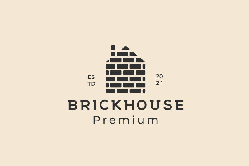 vintage-retro-hipster-brick-house-logo-design