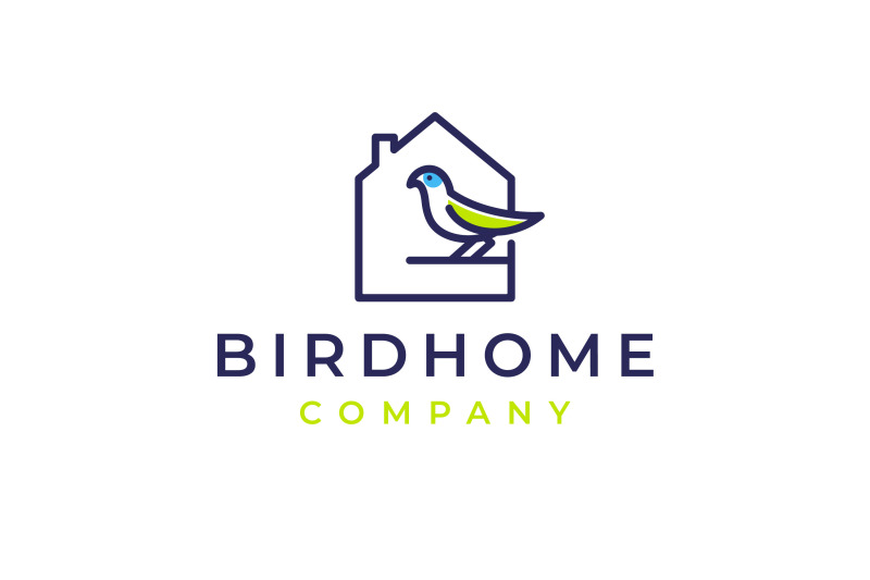 bird-house-minimalist-line-art-logo-design