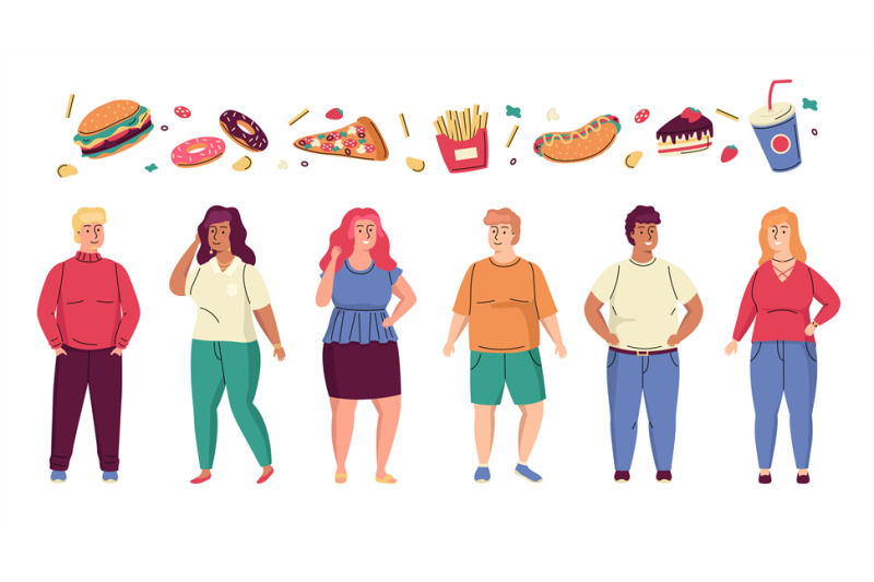 fat-people-cartoon-overweight-men-or-women-fast-food-and-fatty-nutri