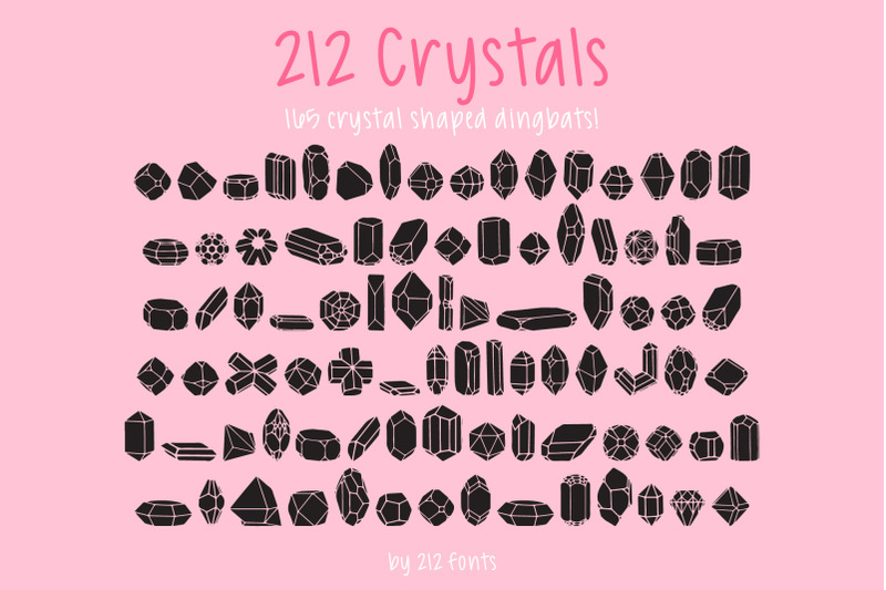 rose-quartz-handwritten-sans-serif-and-bonus-crystals-dingbat
