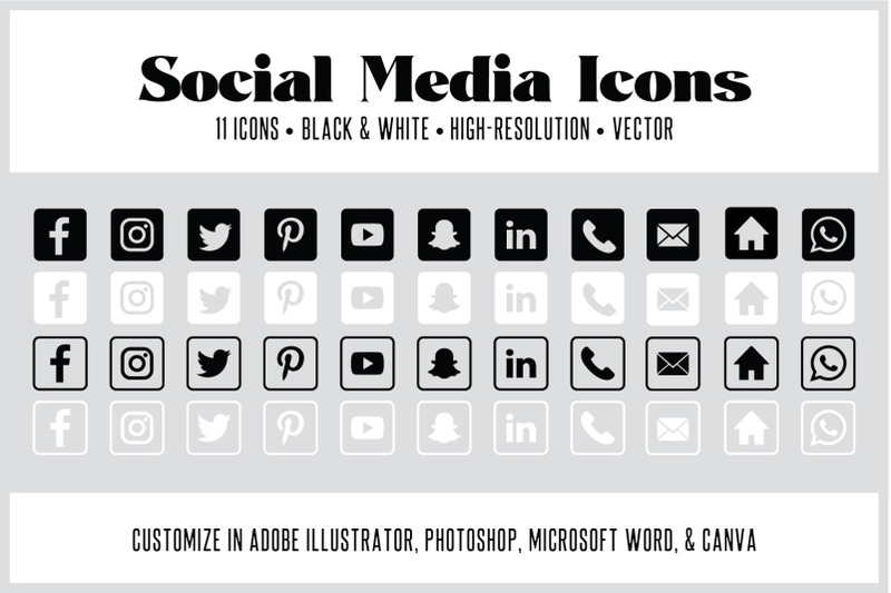11-square-social-media-icons-customizable-vector-icons