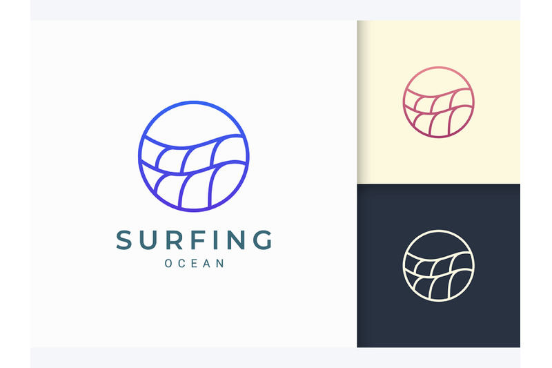 simple-ocean-wave-logo-template