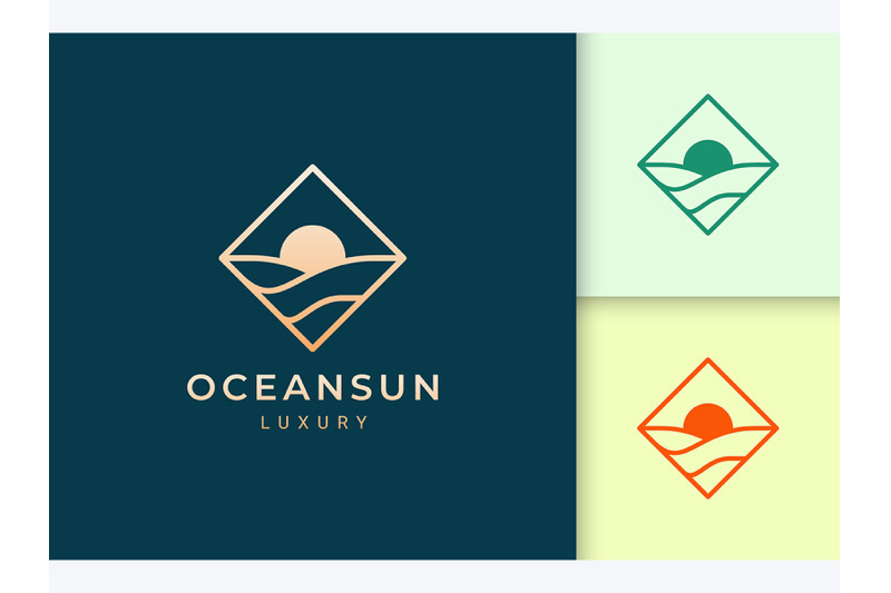 waterfront-or-ocean-logo-in-rhombus