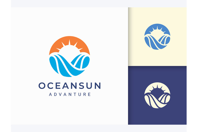 abstract-circle-sun-ocean-logo-template