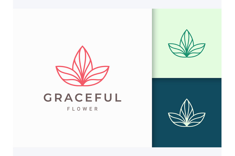 uxury-and-feminine-flower-logo