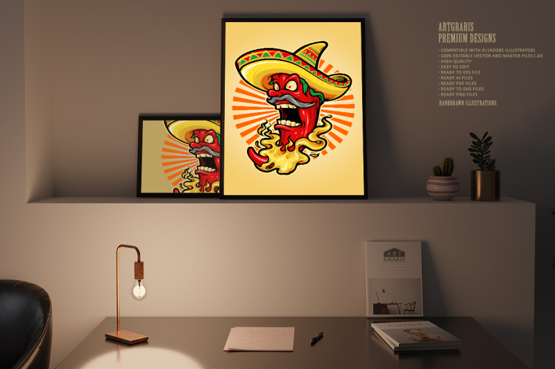 mexican-red-hot-chili-pepper-with-hat-mascot-logo