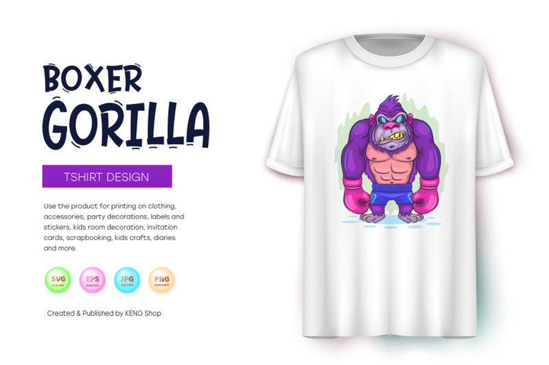 cartoon-gorilla-boxer