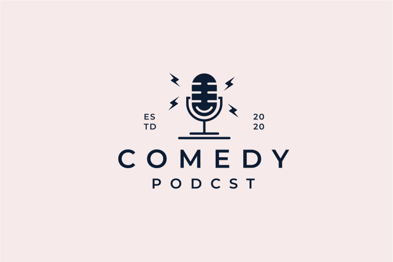mic-and-smile-podcast-logo-design-inspiration