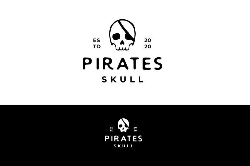 skull-skeleton-pirates-emblem-logo-design-inspiration