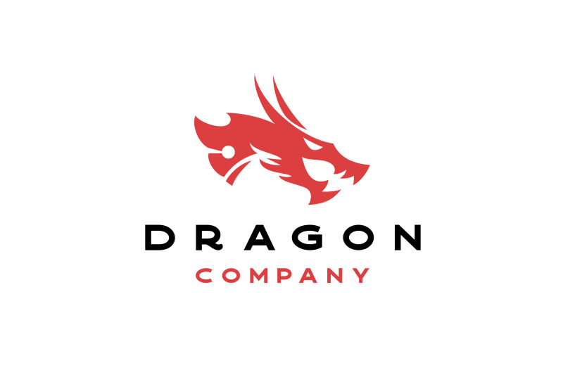 dragon-silhouette-tattoo-logo-design-vector-illustration