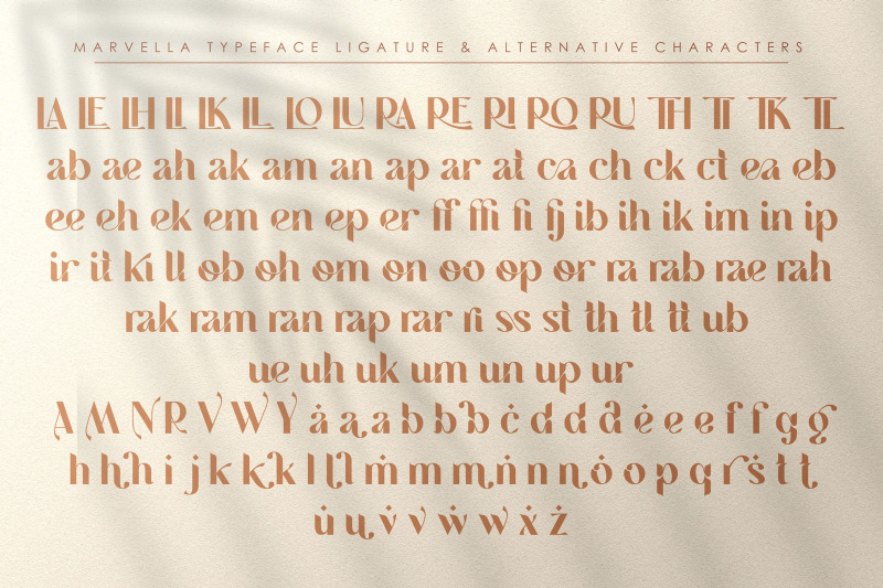 marvella-ligature-typeface