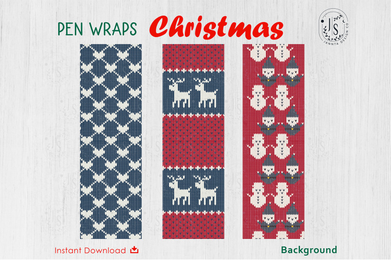christmas-knitting-pen-wraps-file-set