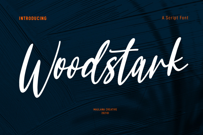 woodstark-script-brush-font