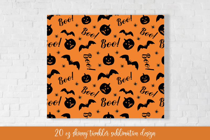 boo-halloween-tumbler-design-tumbler-sublimation-wrap